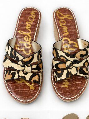 Sam Edelman Raynere Cheetah Wedges   sz. 6 1/2
